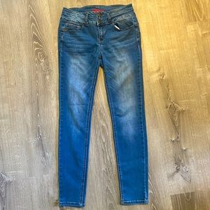 Wax skinny jeans